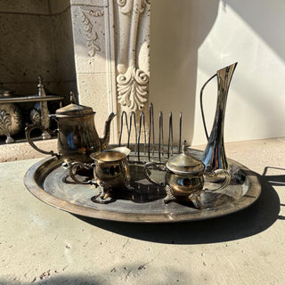 Silver Plated Tea Service - 6 pc Set