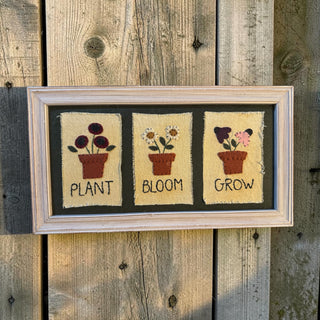 Fabric Applique Garden Wall Art