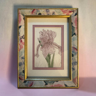 VTG Botanical Watercolor Framed Print