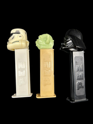 Vintage 1997 Star Wars PEZ Dispenser Set of 3 – Yoda, Darth Vader & Stormtrooper
