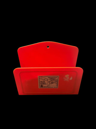 Vintage Orange Magazine Holder for Tubular Furniture