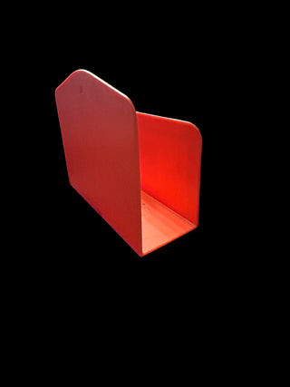 Vintage Orange Magazine Holder for Tubular Furniture