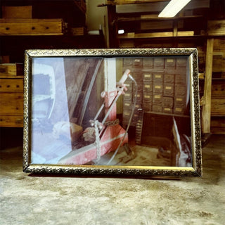 Vintage Brass Filigree Frame