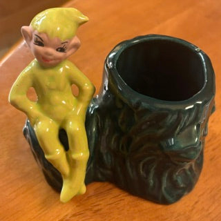 MCM Gilner CA Pottery Pixie w Jacket Planter