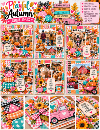 Playful Autumn 12x12 Scrapbook Kit