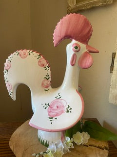 Vtg Hand Painted Portugal Rooster #27