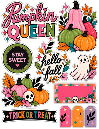 Pumpkin Queen Scrapbook Kit