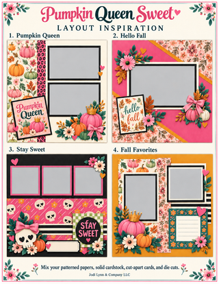 Pumpkin Queen Sweet Scrapbook Kit