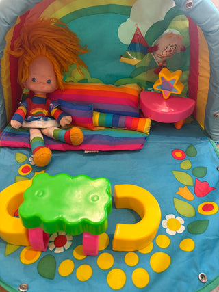 Mattel 1983 Vintage Rainbow Brite Cottage Plates