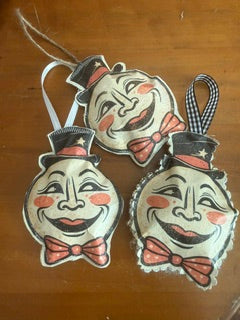 Handmade  Man in the Moon ornament