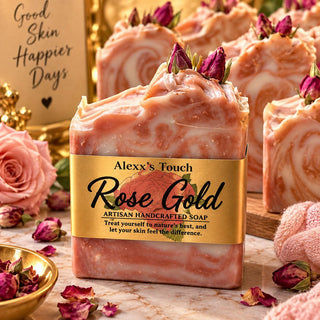 ROSE GOLD Artisan Handcrafted Soap