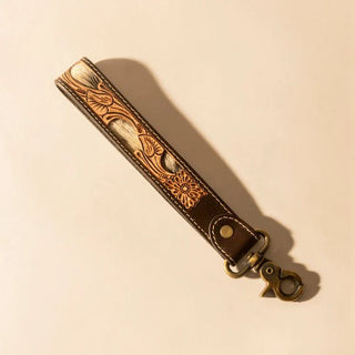 Wildhue Key Fob Dark Brown