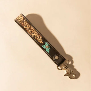 Wildhue Key Fob Black & Turquoise