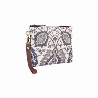 Cinderbluff Wristlet Olive Floral
