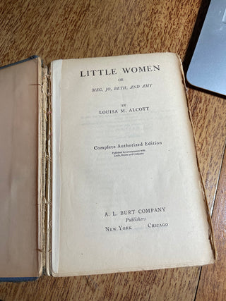 Antique "Little Women" Book