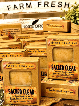 gold Alexx's Touch LLC ARTISAN ACNE FACIAL BAR