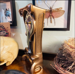 Art Nouveau Tall Dali Melting Clock Works