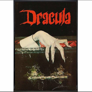 Dracula Original Book Cover Print Framed