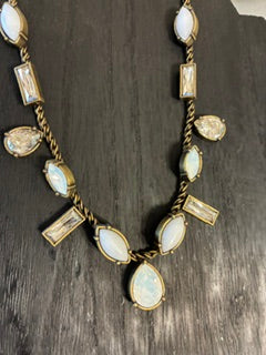 Silpada KR Necklace w/ Crystals  & Moonstones