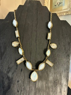 Silpada KR Necklace w/ Crystals  & Moonstones