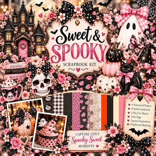 Sweet & Spooky 12×12 Complete Scrapbook Kit
