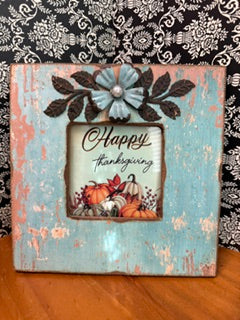 Thanksgiving Sign w/Vintage Charm
