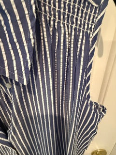 Blue/White Striped Dress