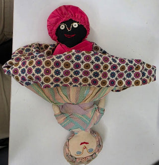 Vintage Handmade Cloth Topsy-Turvy Doll