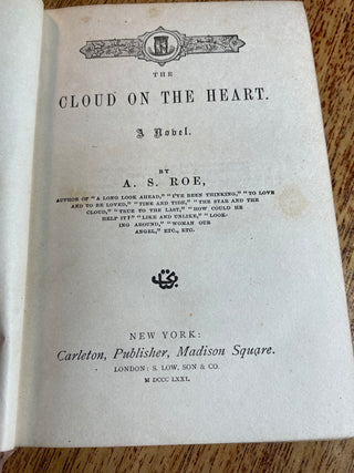Antique "The Cloud on the Heart" Book 1868