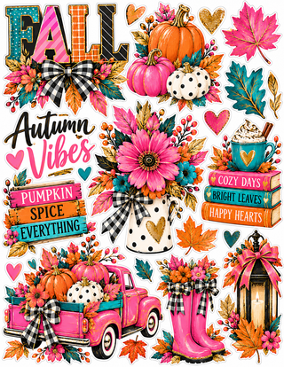 Modern Autumn Sparkle 12x12 Scrapbook Kit