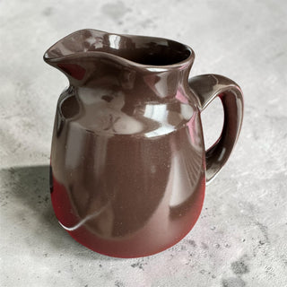 Made in USA / Vintage 1970s Chocolate Brn Pitcher