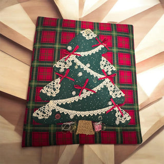 Vintage Handmade Plaid Christmas Photo Album