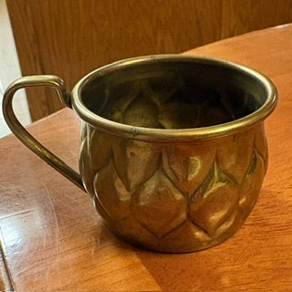Wesam Art Deco Period Brass Cup