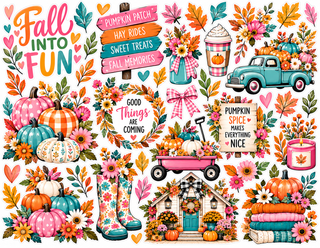 Colorful Autumn 12x12 Scrapbook Kit