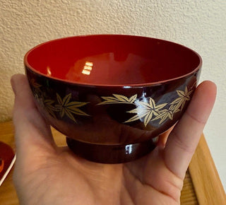 Rice bowl-Japanese lacquerware MTS