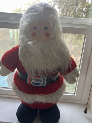Vintage Pepsi Santa Claus Plush Decoration Animal Fair 1970s Retro s-RSV|122139
