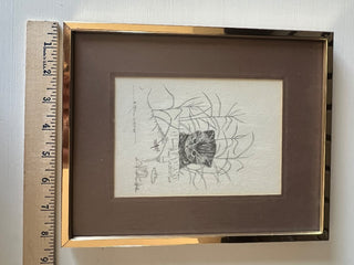 Vintage Bill Neat cat drawing RSV|100070