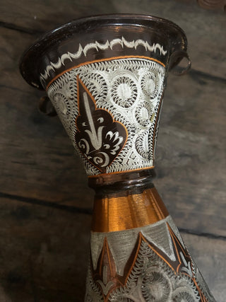 10H Vintage copper Turkish vase mt|93816