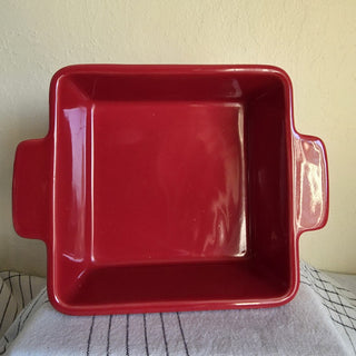 Red Square Ceramic Dish (BRI) - MTS|156468