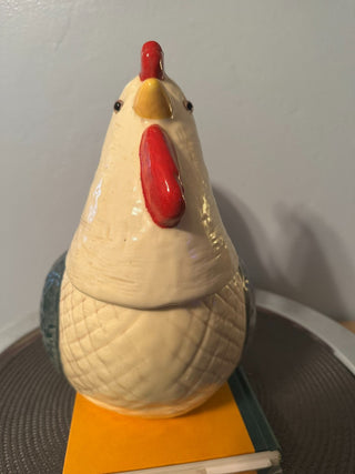 Chicken Cookie Jar Ceramic MTS