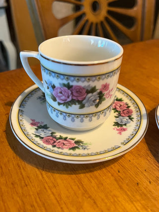Vintage C. Art HK Demitasse Cup and Saucer (Set of 2). RSV