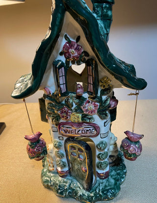 Vintage 2001 Kimberly Design 12" Tall Ceramic tea light #63 VV MTS|111668