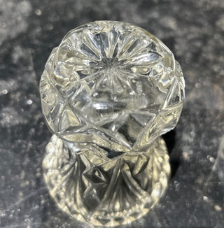 Vintag Small Cut Crystal Bud Vase-RSV