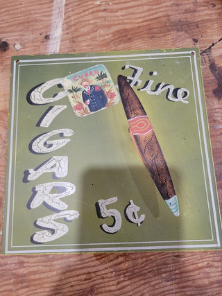 Cigar sign|68083