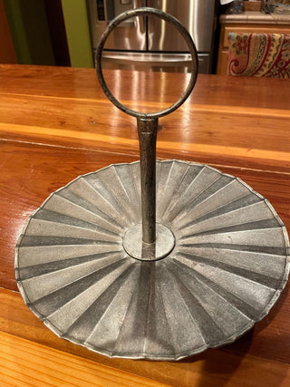 Metal Serving Tray with Handle~MTS