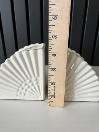 Vintage fan vase bookends RSV|105587