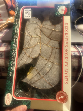 Vintage Kurt Adler Angel Tree Topper Christmas Lights Italian Philips Bulbs #62 VV MTS|138550