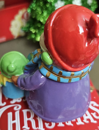 Snowmen Figurine,  Resin, 5" tall, RSV|121683