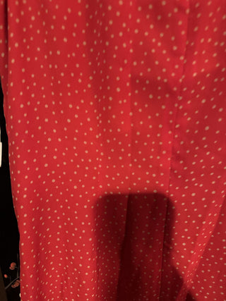 Vintage Jones Wear Red Pokka Dot Dress Size 12 #63 VV MTS