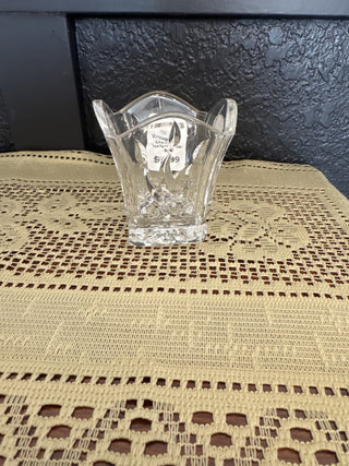 Vintage Party Lite Crystal Tealight Holder - RCD